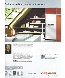 Magazine l'installateur en février 2012